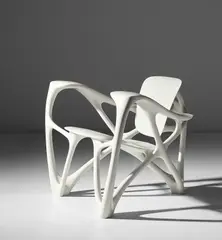 Joris Laarman, 'Bone' armchair, 2008, Carrara marble powder, casting resin