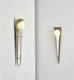 Angelo Lelii, Pair of large wall lights, model no. 12824