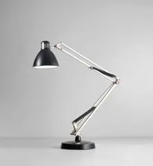 Gaetano Pesce, Prototype 'Moloch' adjustable floor lamp, circa 1971, Painted aluminium, aluminium, anodised aluminium, steel, painted steel, wood
