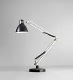 Gaetano Pesce, Prototype 'Moloch' adjustable floor lamp, circa 1971, Painted aluminium, aluminium, anodised aluminium, steel, painted steel, wood
