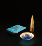 Paolo De Poli, Vase, dish and bowl