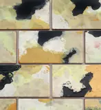 Fausto Melotti, Set of 20 tiles, from Ico and Luisa Parisi's apartment, Como, circa 1958, Glazed earthenware