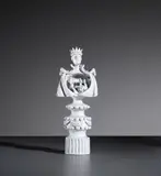 Gio Ponti, King statuette, circa 1951, Glazed earthenware