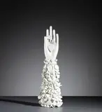 Hand with heart statuette by Gio Ponti, 1951, Glazed stoneware, sold Mar 2019