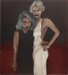 Politics by Lynette Yiadom Boakye, 2005, oil on canvas, sold Mar 2018