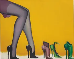 Allen Jones, T-riffic, 1966, oil on canvas