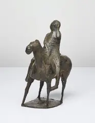 Piccolo Cavaliere by Marino Marini, 1949, hand chiselled bronze with variegated patina, sold Mar 2018