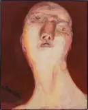 Georg Baselitz, P.D. Idol, 1964, oil on canvas, in artist's frame