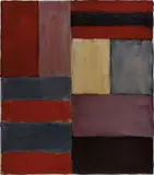 Sean Scully, Grey Red, 2012, oil on aluminium