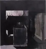 Found by Adrian Ghenie, 2007, oil and acrylic on canvas, sold Mar 2018