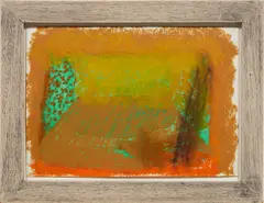 Study for the Birthday Party by Howard Hodgkin, 1977, gouache on paper, in artist's frame, sold Mar 2018