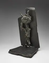 Germaine Richier, Untitled, 1959, lead and coloured glass, mounted on slate