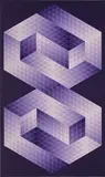 BISTALT by Victor Vasarely, 1969, acrylic on canvas, sold Mar 2018