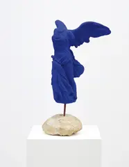La Victoire de Samothrace (S 9) by Yves Klein, 1962, dry pigment and synthetic resin on plaster, metallic rod and stone base, offered Mar 2018