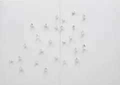 26 Unghiate by Giuseppe Penone, 1989, plaster and card laid on canvas, sold Mar 2018