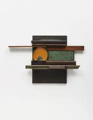 Untitled by Yannis Kounellis, 1984, steel, metal, painted wood and wax, sold Mar 2018