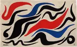 Le Lézard et le Tétard (The Lizard and the Tadpole) by Alexander Calder, 1970, handwoven tapestry, sold Mar 2018