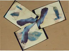 Untitled by Bruce Nauman, 1987, photo collage on card, offered Mar 2018