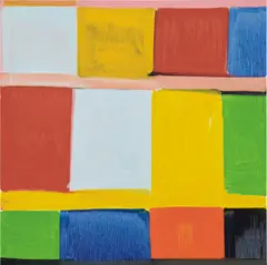Slow Walk No. #2 by Stanley Whitney, 2016, oil on linen, sold Mar 2018