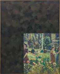 Ilya Kabakov, In the Park 1972, 2002, oil on canvas, in artist's frame