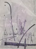 Sigmar Polke, Untitled, 2004, gouache and interference colour on paper