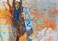 Daniel Richter, The Decorative Immigrant, 2015, oil on canvas
