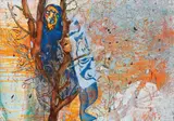 Daniel Richter, The Decorative Immigrant, 2015, oil on canvas