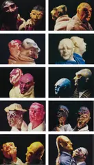 Thomas Schütte, United Enemies (A Play in Ten Scenes), 1994, portfolio of 10 offset lithographs