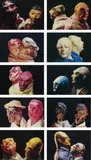 Thomas Schütte, United Enemies (A Play in Ten Scenes), 1994, portfolio of 10 offset lithographs
