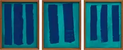 Anders, Lund by Günther Förg, 1988, acrylic on wood, in 3 parts, each in artist's frame, sold Mar 2018