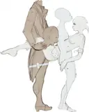 Kara Walker, Forging Freedoms, 1996, charcoal on cut paper