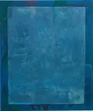 Matt Connors, Blue Bleed, 2011, oil and acrylic on canvas