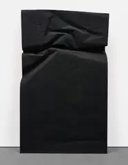 Kaari Upson, Charcoal Panel 7 (Position 1), 2012, charcoal and Aqua-Resin