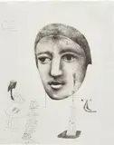 The Man Who is Wet Never Fears the Rain by Richard Prince, 1998, ballpoint pen on paper, sold Apr 2018