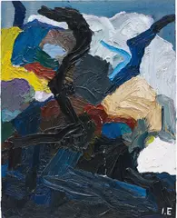 Ida Ekblad, Rost, 2010, oil on linen