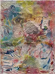 Samara Olga Frere Scott, Untitled, 2015, carpet, yoghurt, plaster and paint