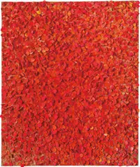 Cho Sung-Hee, Blossom, 2016, hanji and oil on canvas