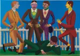 Liebig's Laboratorium oder Meine Fünf Lieblingskünstler by Christoph Ruckhäberle, 2007, oil on canvas, sold Apr 2018