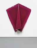Angela de la Cruz, Deflated (Magenta), 2010, oil on canvas