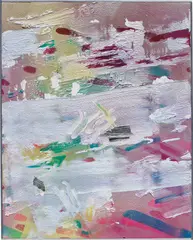 Joe Reihsen, Hi or Something, 2014, natural and synthetic polymers on panel, in artist's frame