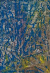 Max Ruf, Untitled, 2013, toner pigment on linen