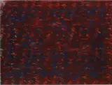 Karl Norin, 10814, 2014, rug, paint and glue, in artist's frame