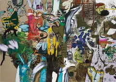 Dan Perfect, Uproar, 2007, oil and acrylic on linen
