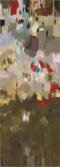Ivan Morley, A True Tale, 2006, thread on canvas