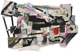 Cullen Washington Jr., Infinity, 2013, tape, acrylic, paper and canvas