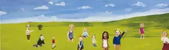 Chantal Joffe, Statues, 2000, oil on MDF
