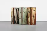 Charlie Billingham, 3 Graces/Fountains Screen, 2012, oil on canvas, hard wood frame and brass hinges