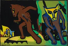 Rémi Blanchard, Untitled, 1985, oil on canvas