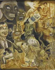 Dr Lakra, Chinito, oil on canvas