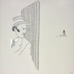 Pavel Pepperstein, Voyeur, 1999, acrylic on canvas